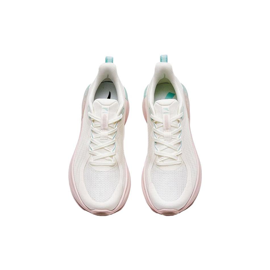 Anta City Slip Resistant Abrasion Resistant Low top Running Shoes Women's White Blue 122335566-5