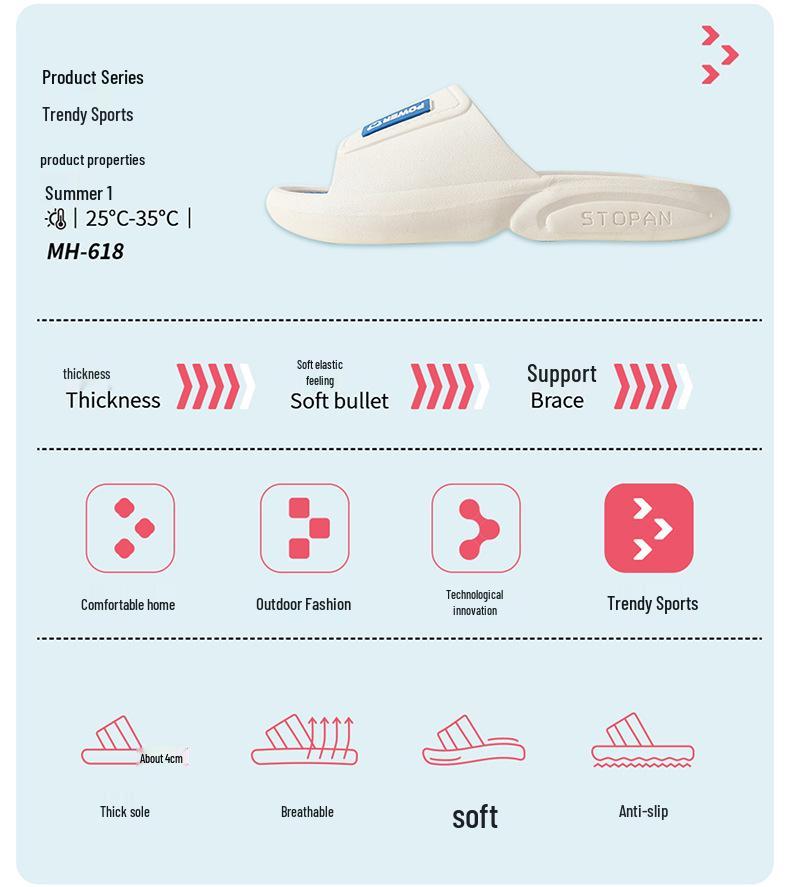 2023 Men's & Women's Large Size Non-Slip PVC Sandals for Indoor/Outdoor Summer Wear