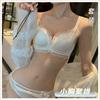 New pure desire wind thin small chest not empty cup underwear women's suit sexy lace no steel ring collection breast bra cover