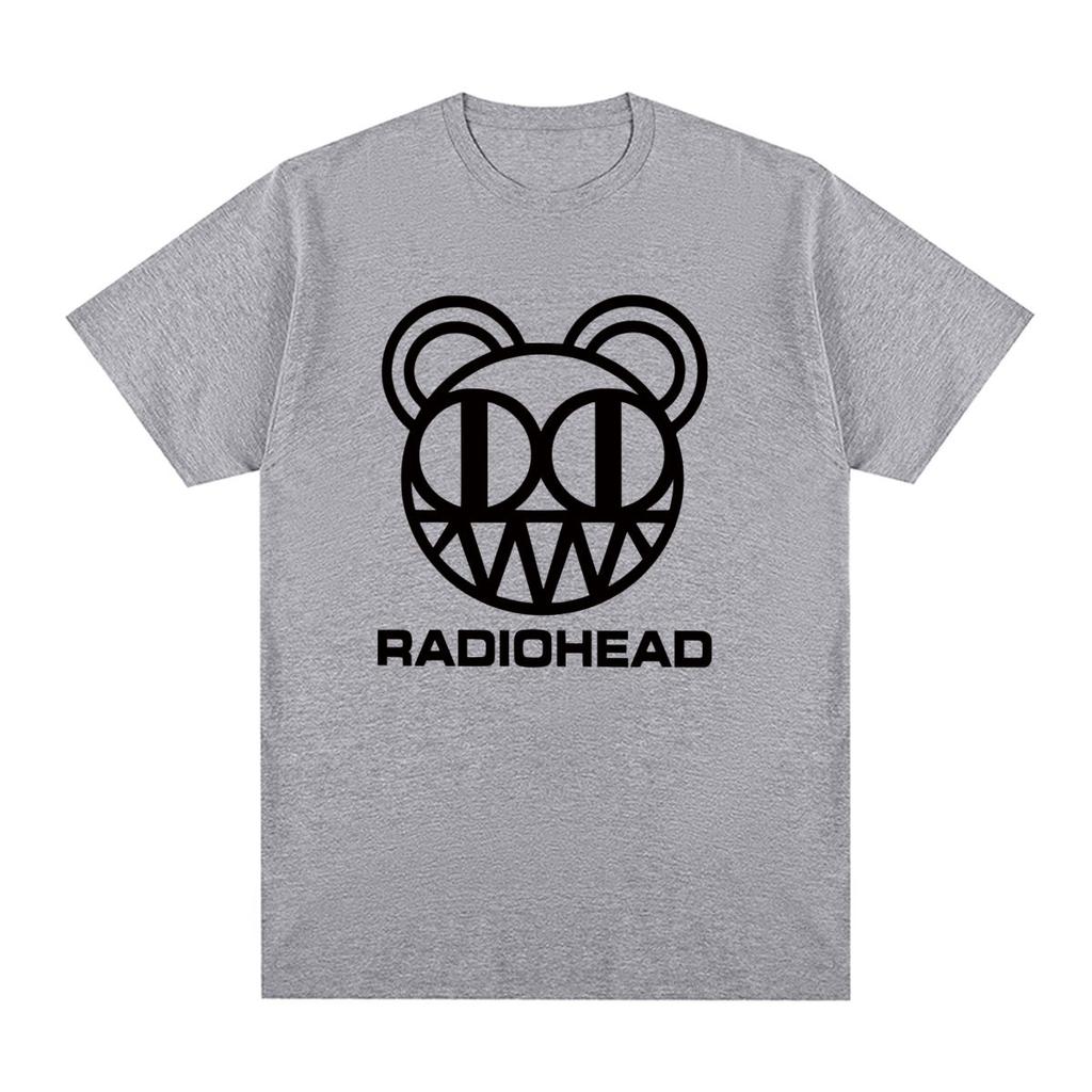 Radiohead Vintage T-shirt Rock n Roll Amnesiac Cotton Men T shirt New Tee Tshirt Womens Tops