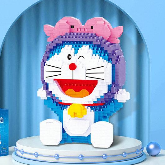 Doraemon Nobita Cartoon Micro Particle Building Blocks Anime Figure Assembly Toy for Kids Gift
