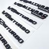CXGSL1 Letter Emblem for Mercedes Benz AMG V12BITURBO V8 BITURBO 4MATIC+ Car Styling Fender Logo Sticker Chrome Black Red