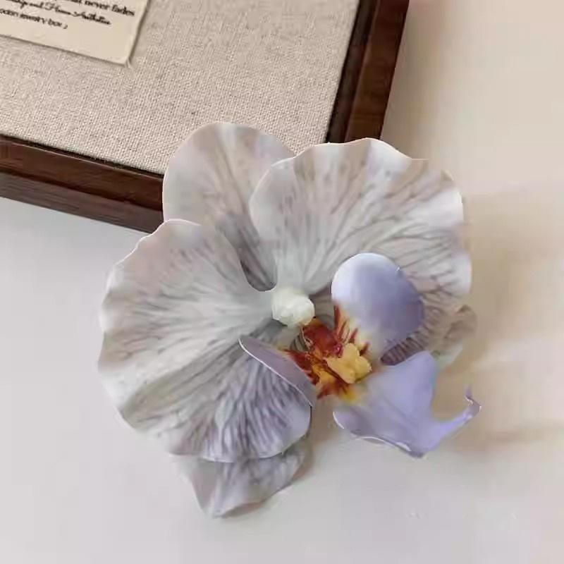 Atmosphere Butterfly Orchid Flowers Shoe Buckles Seaside Vacation Style Niche Temperament Tourism Photography Sandals Accessories plastic buckles