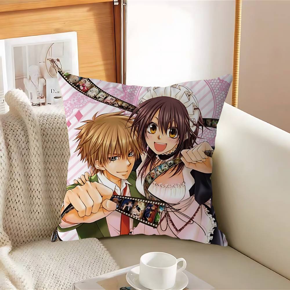 Japanese Anime Maid SamaS Pillow Case Removable Washable Cushion Cover – All-Season Soft Linen