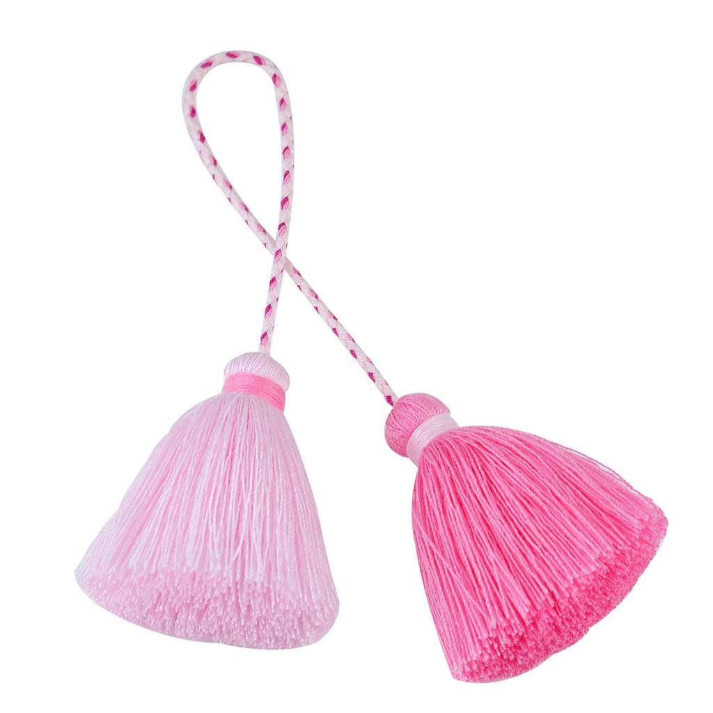 1Pc Polyester Silk Tassel Colored Bohemian Style Fringe Trim Tassels DIY Earring Bag Curtains Wedding Jewelry Hanging Decoration