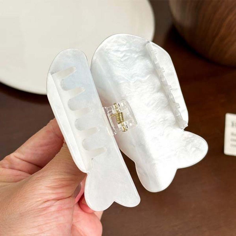 Clown Fish Cute Fish Hair Grab Fish Bone Acrylic Shark Clip Cute Cartoon  Hair Claw  Girls