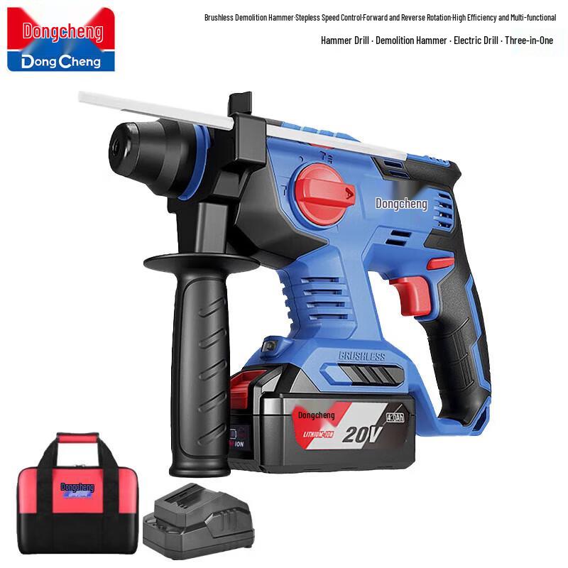 

Dongcheng 20V Cordless Brushless Rotary Hammer CN plug (adapter included)