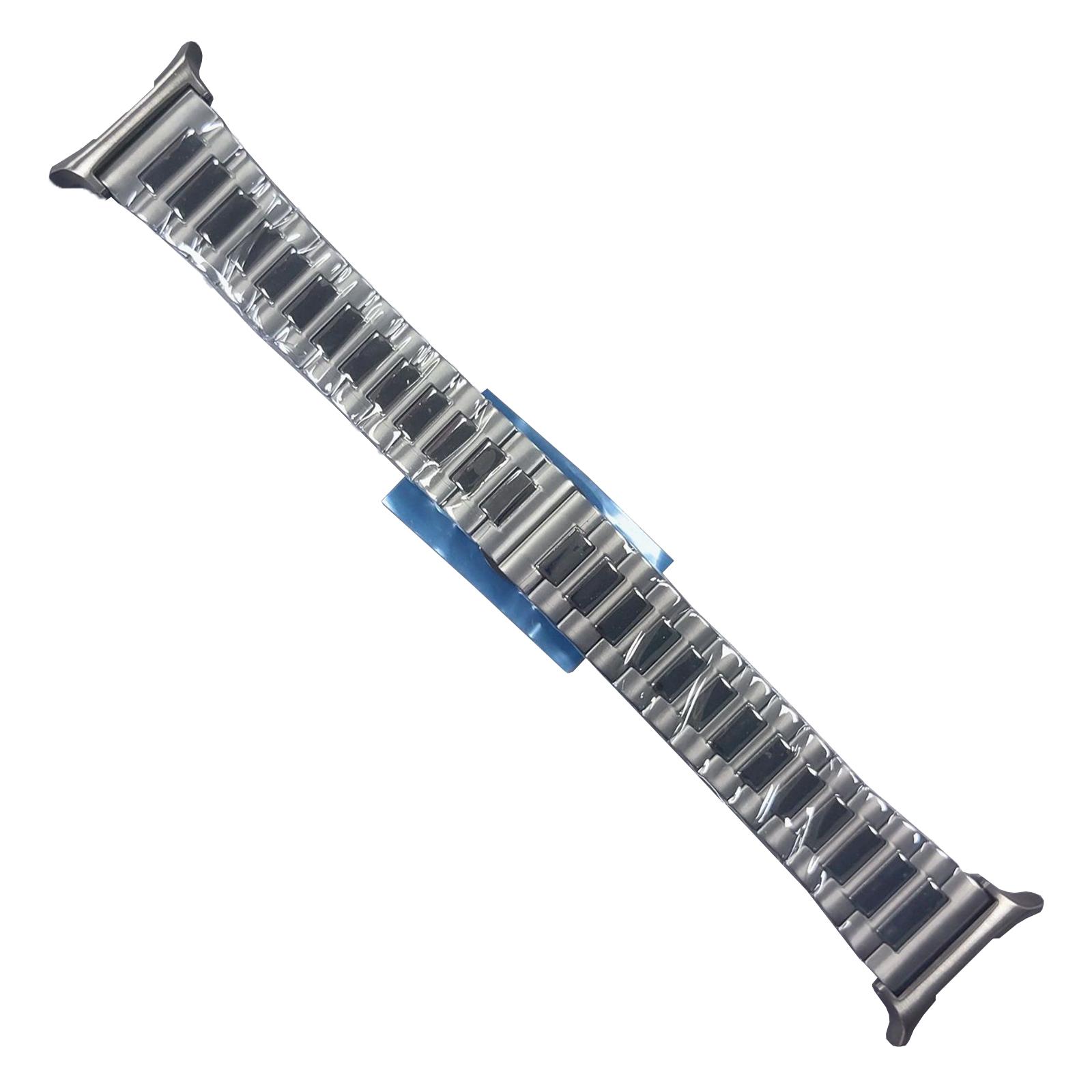 

Titanium Alloy Watch Strap for Samsung Galaxy Watch8 44mm/40mm/Watch8 Classic 46mm Butterfly Buckle Wrist Band B