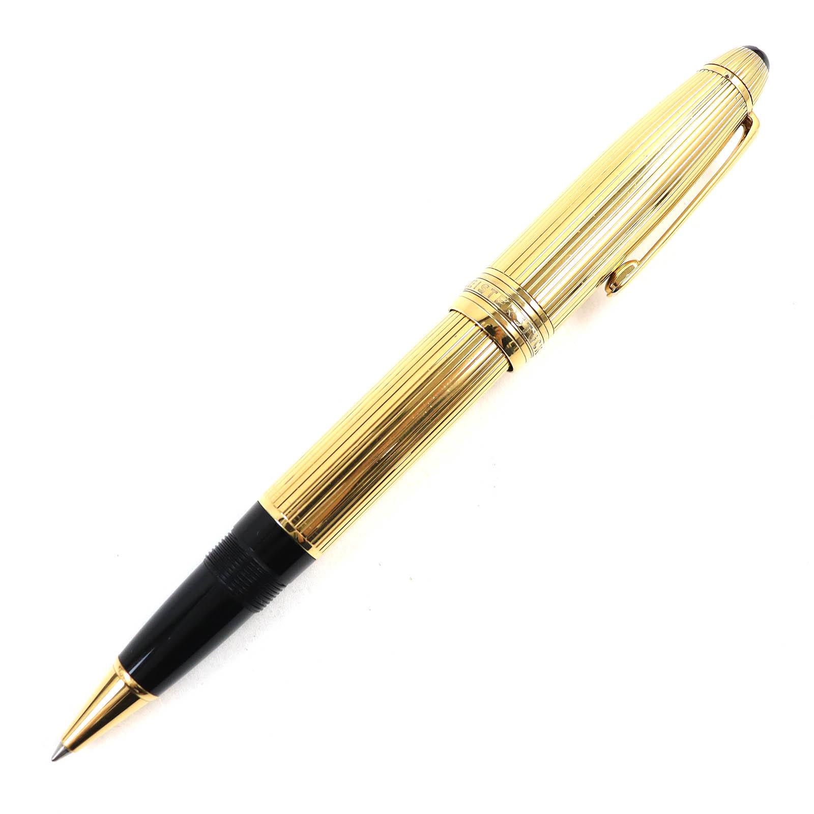 

MONTBLANC Ballpoint pen Meisterstückle Grand Solitaire Cap Style gold AG925 mens Used