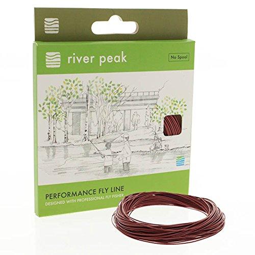 

River Peak Running Line, Sinking Type 3, 0.6mm, 20lb, 100ft (approx. 30.5m) (Brown)