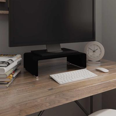 Vidaxl Glass Monitor / TV Stand 40X25X11 Cm