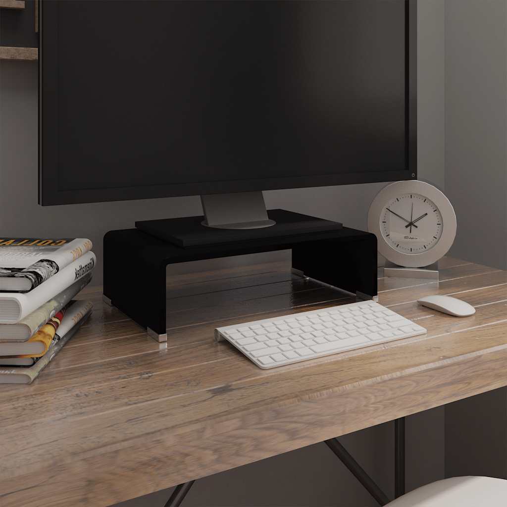 Vidaxl Glass Monitor / TV Stand 40X25X11 Cm