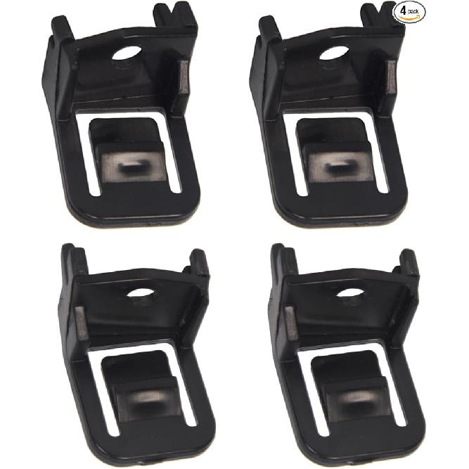 Set of 4 Upper Headlight Lens Housing Bracket Retainer Clip Front Left Right