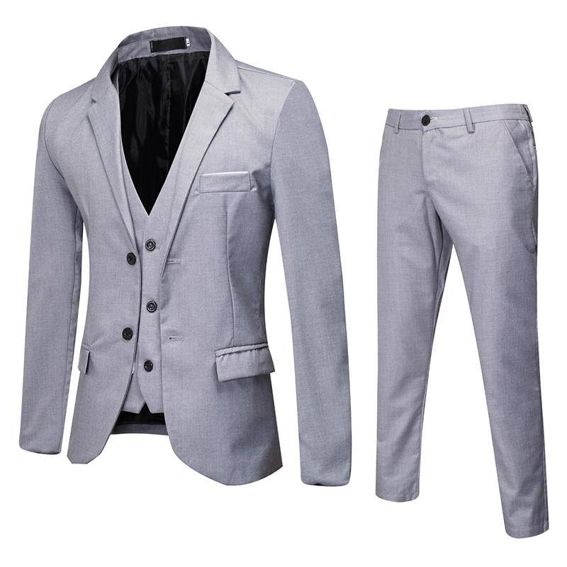 Premium Quality Slim Fit 3 Piece Suits For Men Perfect For Weddings And Formal Events