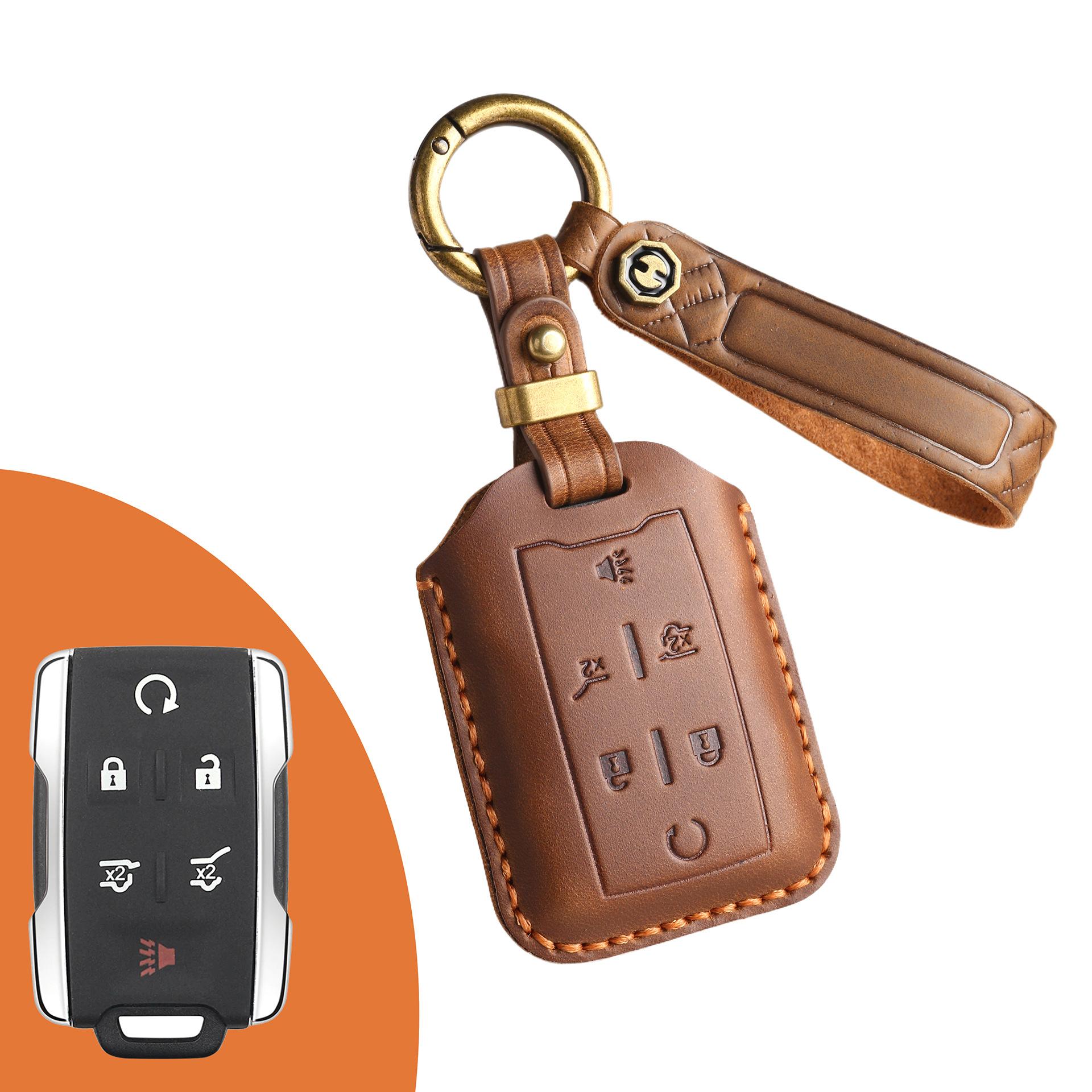 

Ретро чехол для ключа подходит для Chevrolet SUBURBAN Saboban GMC автомобиль общего импорта чехол для ключа