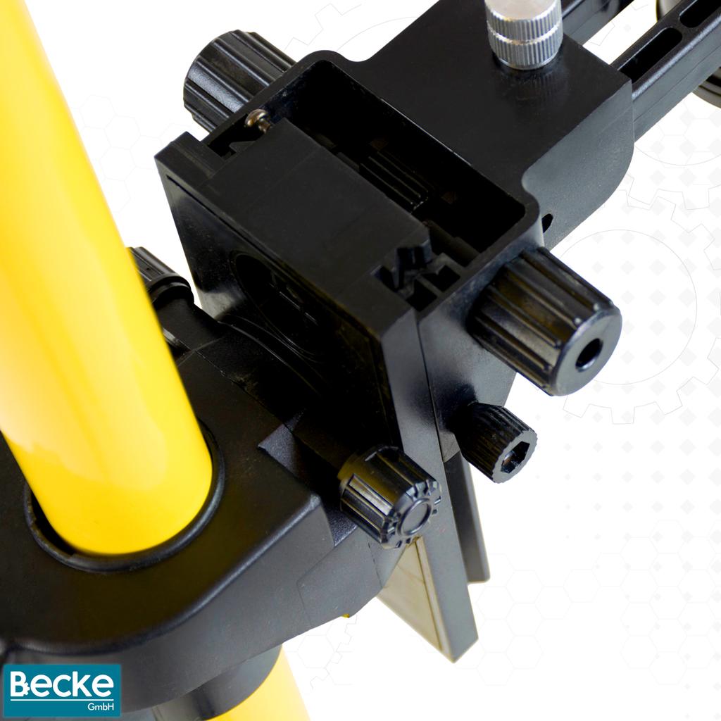 Pole, laser extension tripod, telescopic spirit level, bevel adapter 455 cm