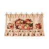 Christmas Kitchen Tie- Half with Oven Cover for Holiday Baking and Cooking, 60 45