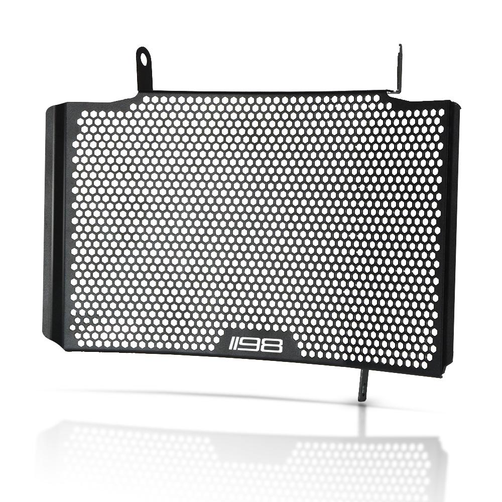 For DUCATI 848 1098 1198 Streetfighter 848 1098 Motorcycle Aluminum Radiator Guard Oil Cover Protector Grille Protection