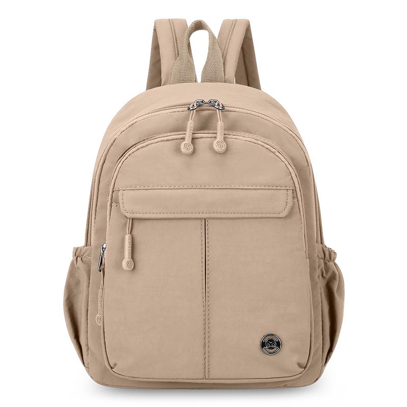 Lightweight Nylon Backpack for Women Casual Daypack Travel Shoulder Bag with Multi Pockets