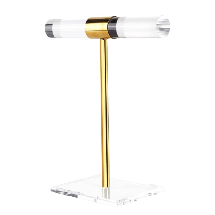 Элегантный Держатель для ожерелий Держатель для браслетов Прозрачная подставка для демонстрации браслетов Стеллаж для хранения украшений Стойка для браслетов Акриловая текстура