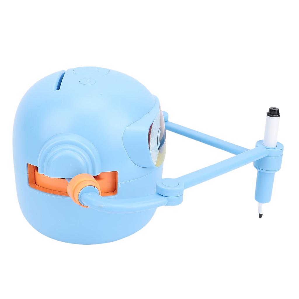 Smart Drawing Robot Voice Interactive Cute Educational Drawing Robot Painting Learning Toy with 100 Cards 14 Pens for