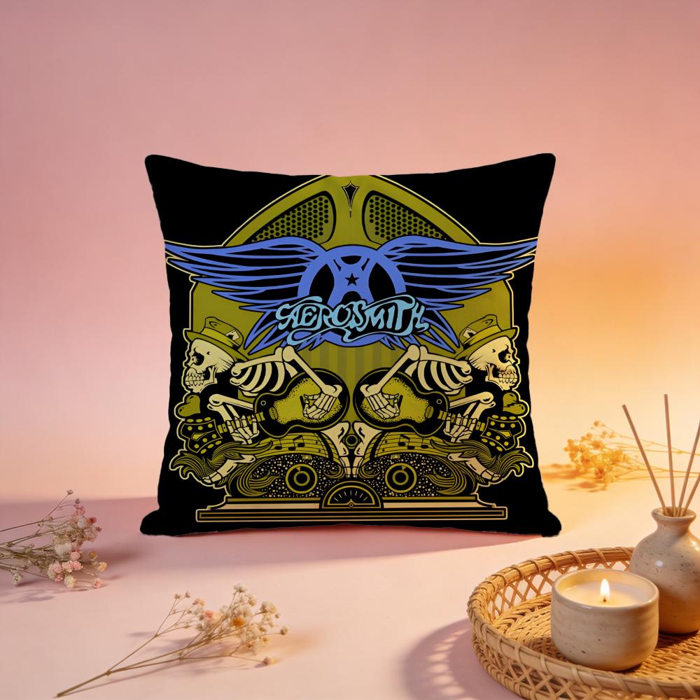 Stylish Aaerosmither Cushion Cover Comfortable Durable Pillow Cover MultiScene for Home Office Car Sofa