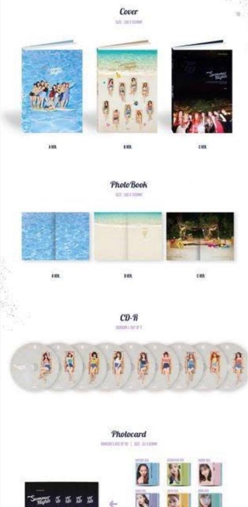 [USED] TWICE 2nd Summer Special Album - Summer Nights
