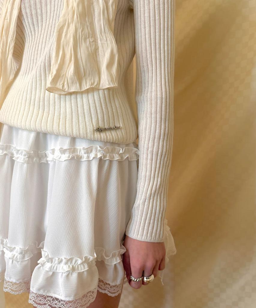 Eopaeleolakaibeu Toffy Wool Round Knit - Ivory