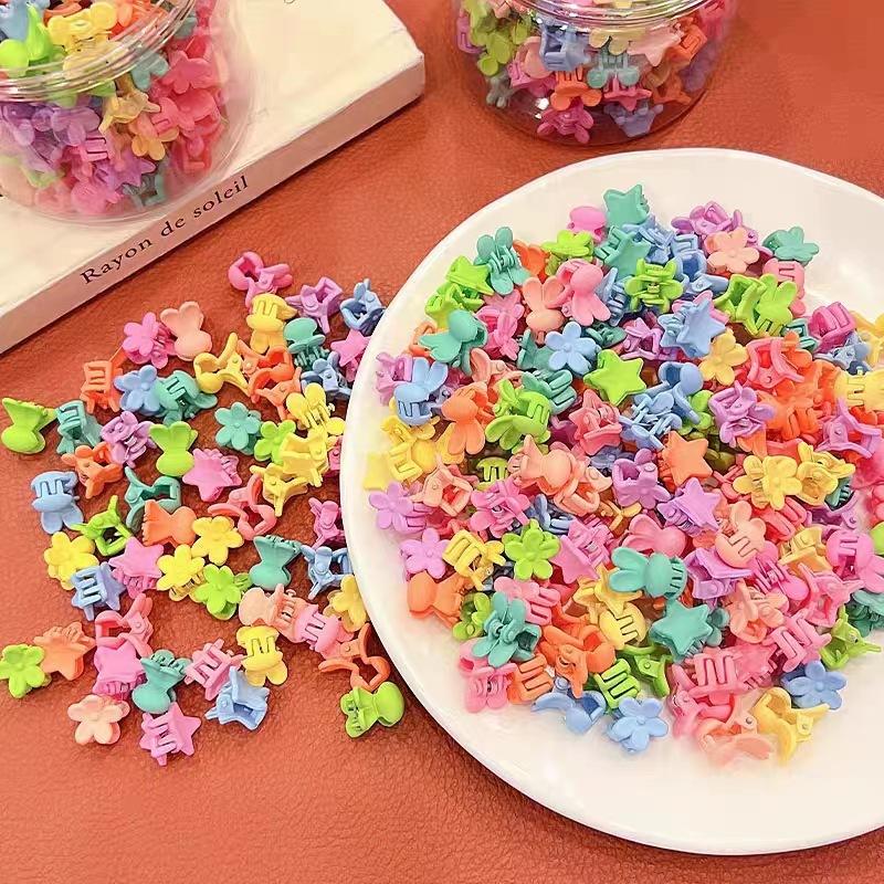 100Pcs New Spring and Summer Cute Baby Clip with A Cute Grip Girls Hair Clips Hair Accessories Hair Clips and Hair Clips