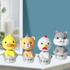 4 Car Interior Ornament Dashboard Decoration Spring Statue Figurine Small Gadget Decor Toy Cake