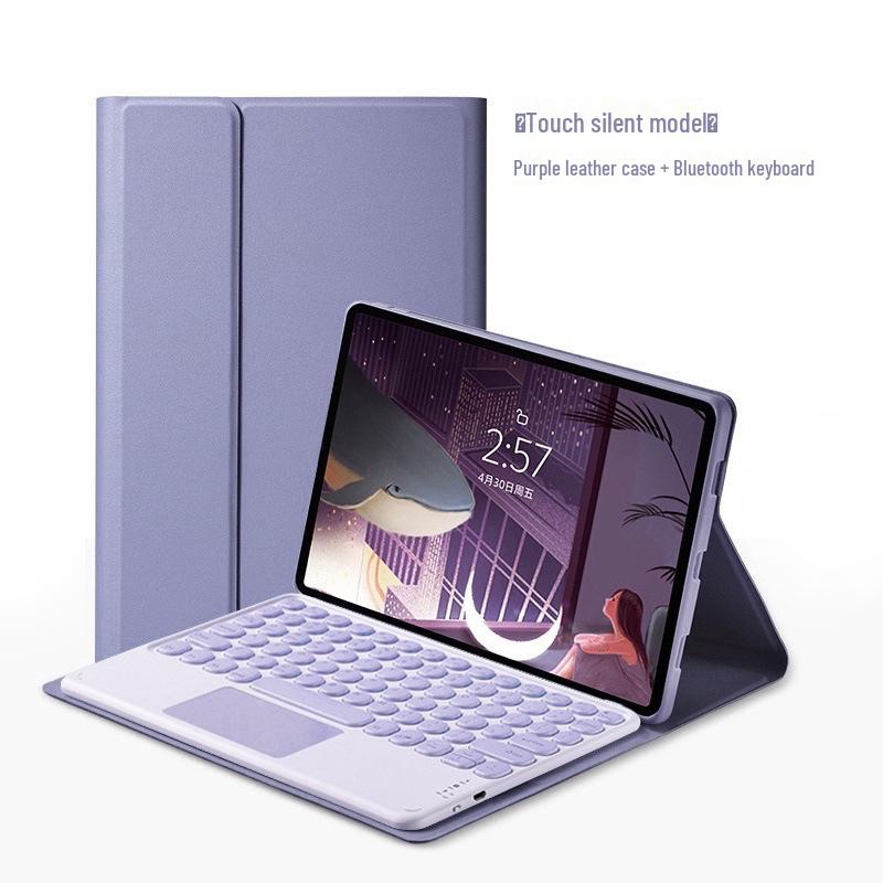 iPad Pro 11 Bluetooth Keyboard Leather Case 10th Gen 10.9 with Pen Slot - Magnetic Tablet Protective Shell 10.2