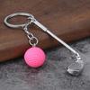 Backpack Keyring Ornament Golf Ball Key Chain Pendant Keychain Decorative Accessories Car Key Pendant Gift for Friend