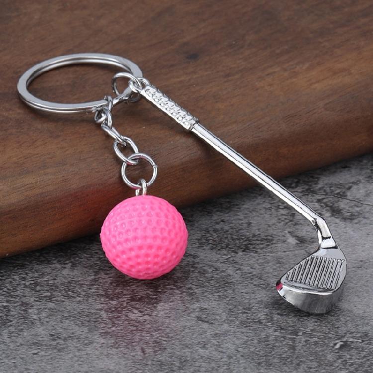 Backpack Keyring Ornament Golf Ball Key Chain Pendant Keychain Decorative Accessories Car Key Pendant Gift for Friend