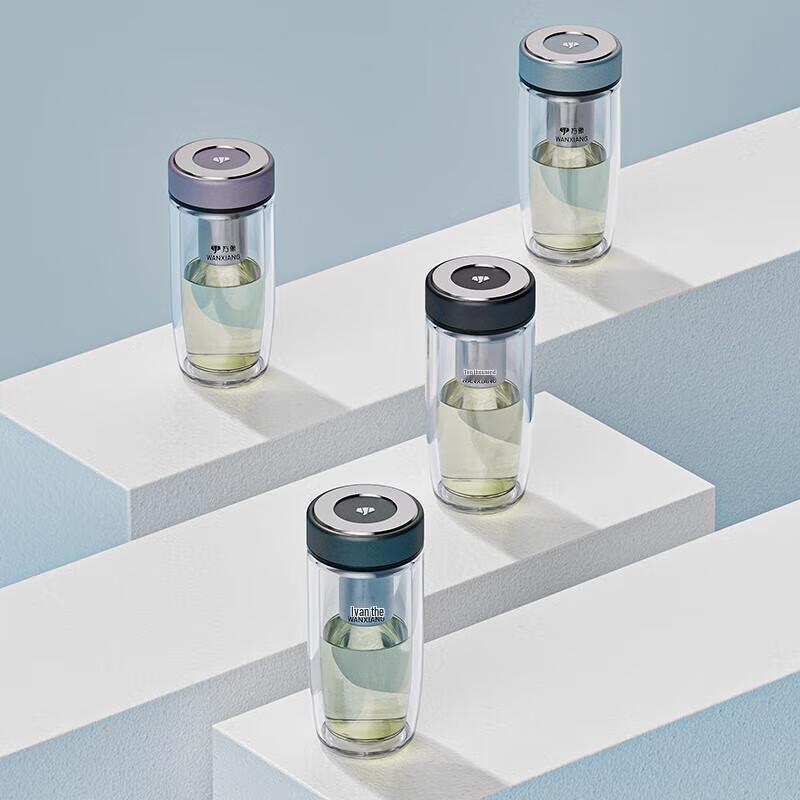 High Borosilicate Glass Tea Infuser Bottle