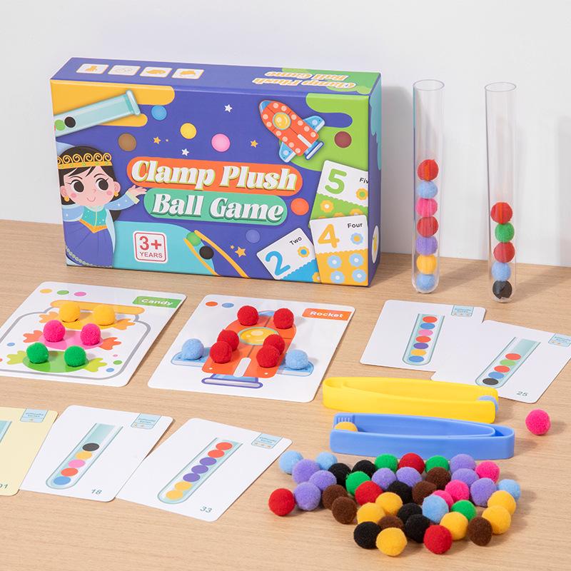 Color Cognition Bead Game for Kids - Early Education Toy for Hand Movement Training