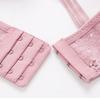 Comfortable Cotton Printed No Steel Rings Gathering Adjustable Anti-sagging Women's Lingerie Bra