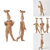 Adorabile Costume di Halloween da Bambino Giraffa Renna Coniglio Unisex Tessuto in Fibra di Poliestere 2022