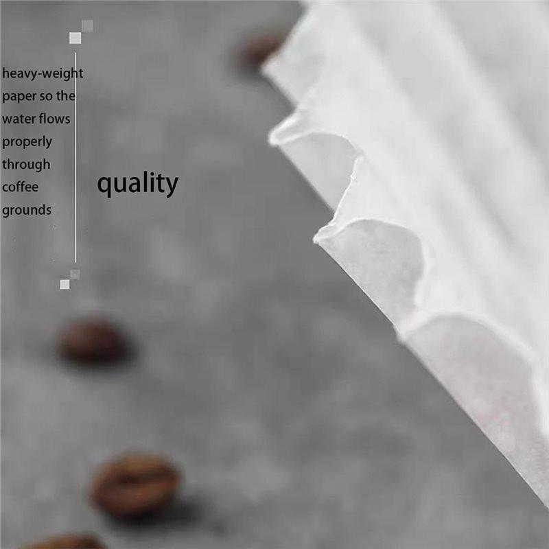ABBP-Commercial Coffee Filters Large Coffee Filters 100 Pcs 5-6-Cup Premium Quality Big & Tall Filters For Coffee Machines