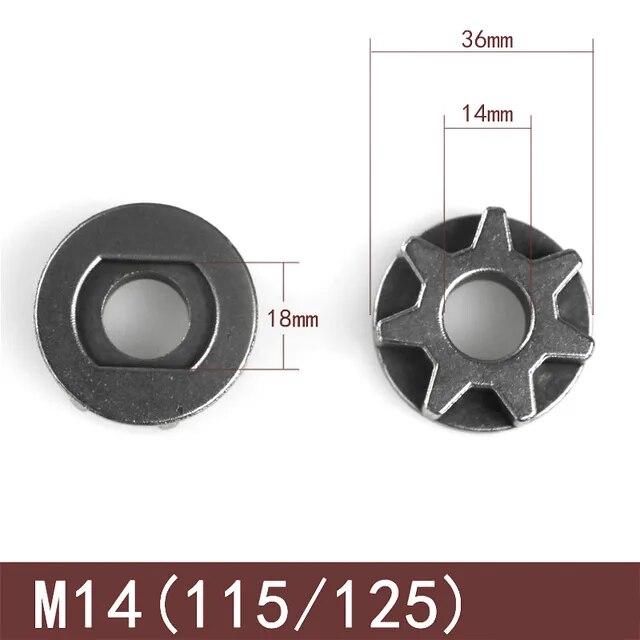 M10/M14/M16 Chainsaw Gear 100 115 125 150 180 Angle Grinder Replacement Gear Sawing Sprocket Chain Wheel for Chainsaw Bracket