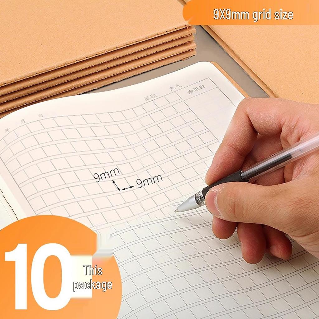 16K Composition Notebook: Primary and Junior High English Practice, 4 Lines 3 Spaces