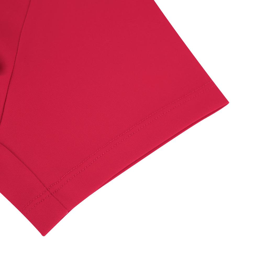 Li Ning Comfortable Breathable Polo Shirt Women Tops Bull-Red APLW242-6