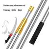 Telescopic Tree Pruner: Extendable Pole Saw for High Branch Cutting and Pruning
