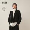 LESS Women's Loose Wool Blend Blazer