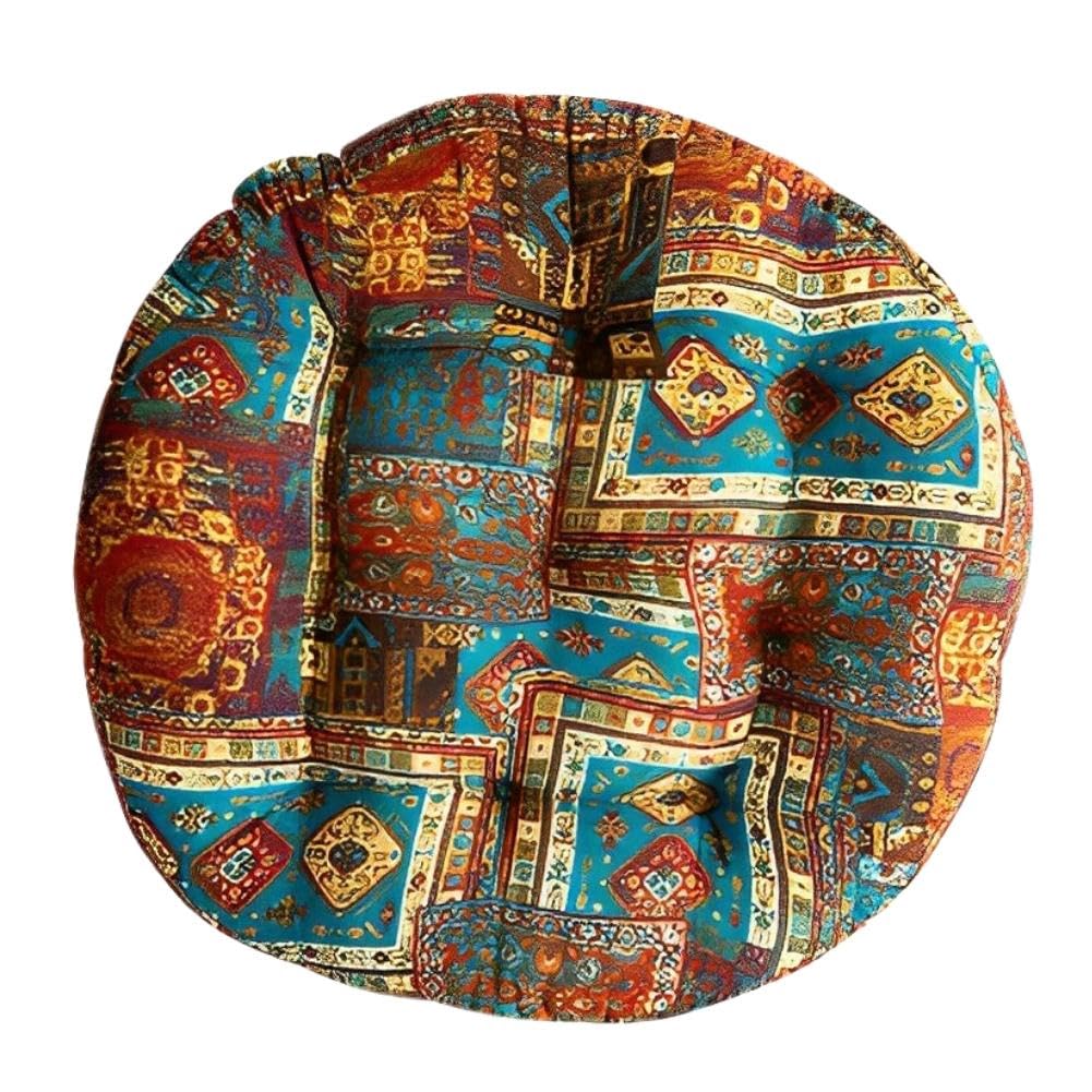 

Напольное сиденье Гостиная Азиатский местный Толстый [S.T.S.G] Подушка, Подушка, Стул, Диван, Комната, Удобный, Стильный, Стиль, Этнический, Узор, (Круглый, Синий) синий