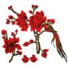 1 Set Applique Repair DIY Patches For Jeans Hat Embroidered Magnolia Bag Clothes Fabric Stickers Embroidery Flower