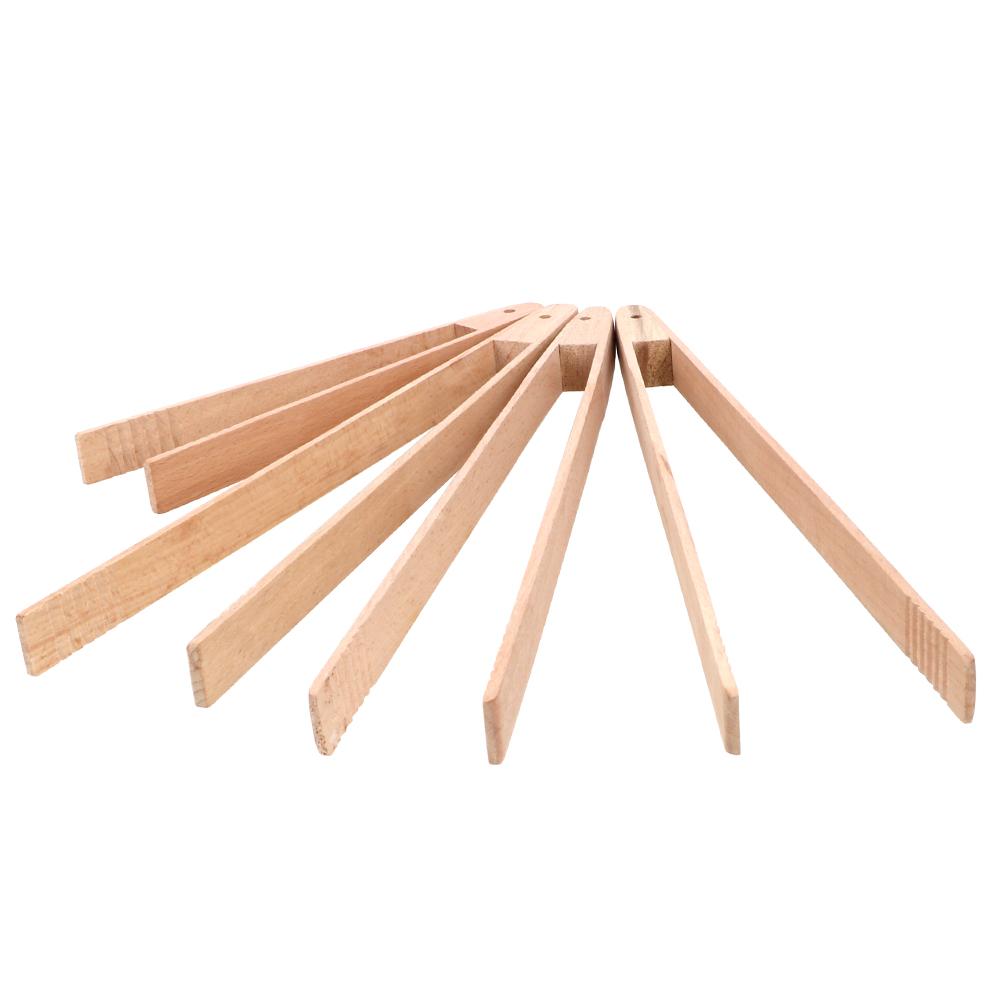 Salad Bread Serving Tong Dessert Sugar Ice Clip Wooden Food Toast Tongs Kitchen Gadgets BBQ Grilling Tong