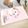 Custom Name Cheshire Cat Hearts Theme Carpet Rug Customizable Soft Washable Anti-Slip Home Living Room Sofa Mats Personalized Rug. 0909416