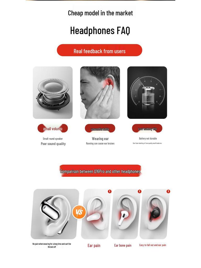 Jinanda LCD Screen Bluetooth Sports Headphones with AI Translation
