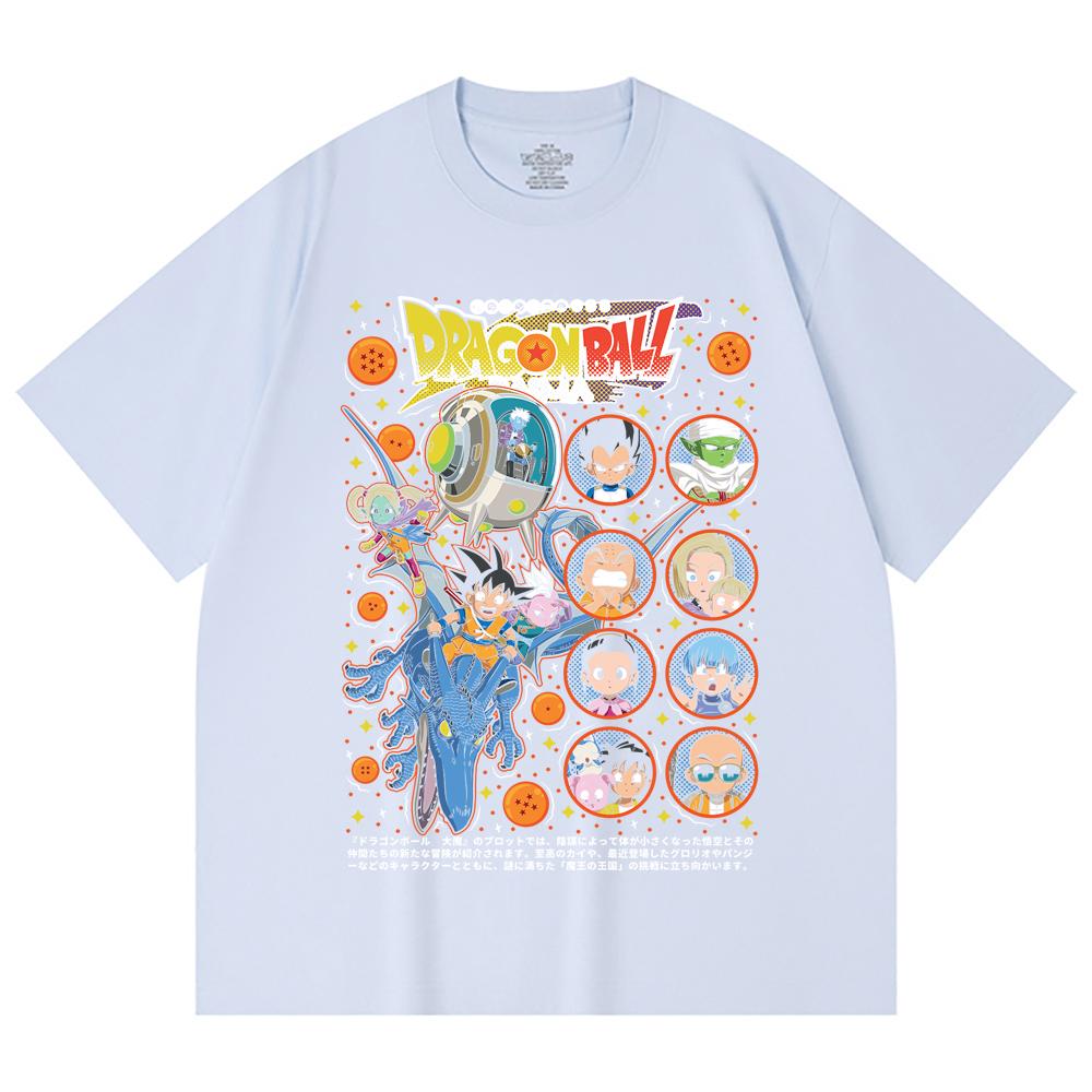 230 Gsm 100% Cotton Dragon Ball V31 Daima Print Unisex Heavy Cotton T Shirt