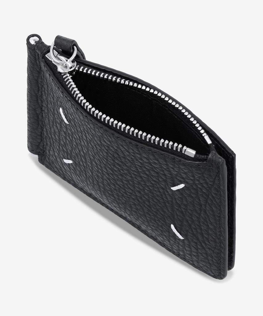 Maison Margiela Stitch Logo Card Holder - Black / Sa1Ui0022P4455T8013